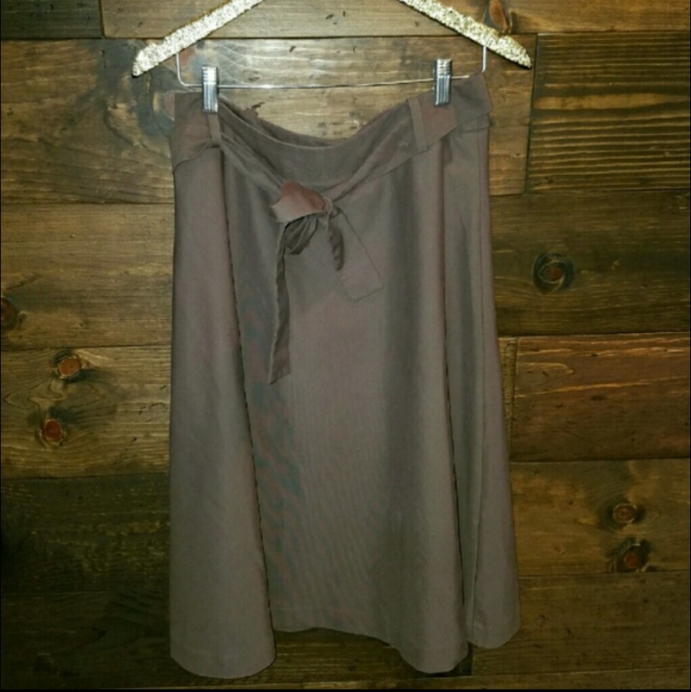 Merona Girl scout brown, A-line skirt